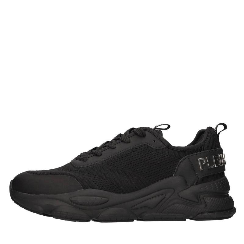 Sneakers in ecopelle e tessuto 