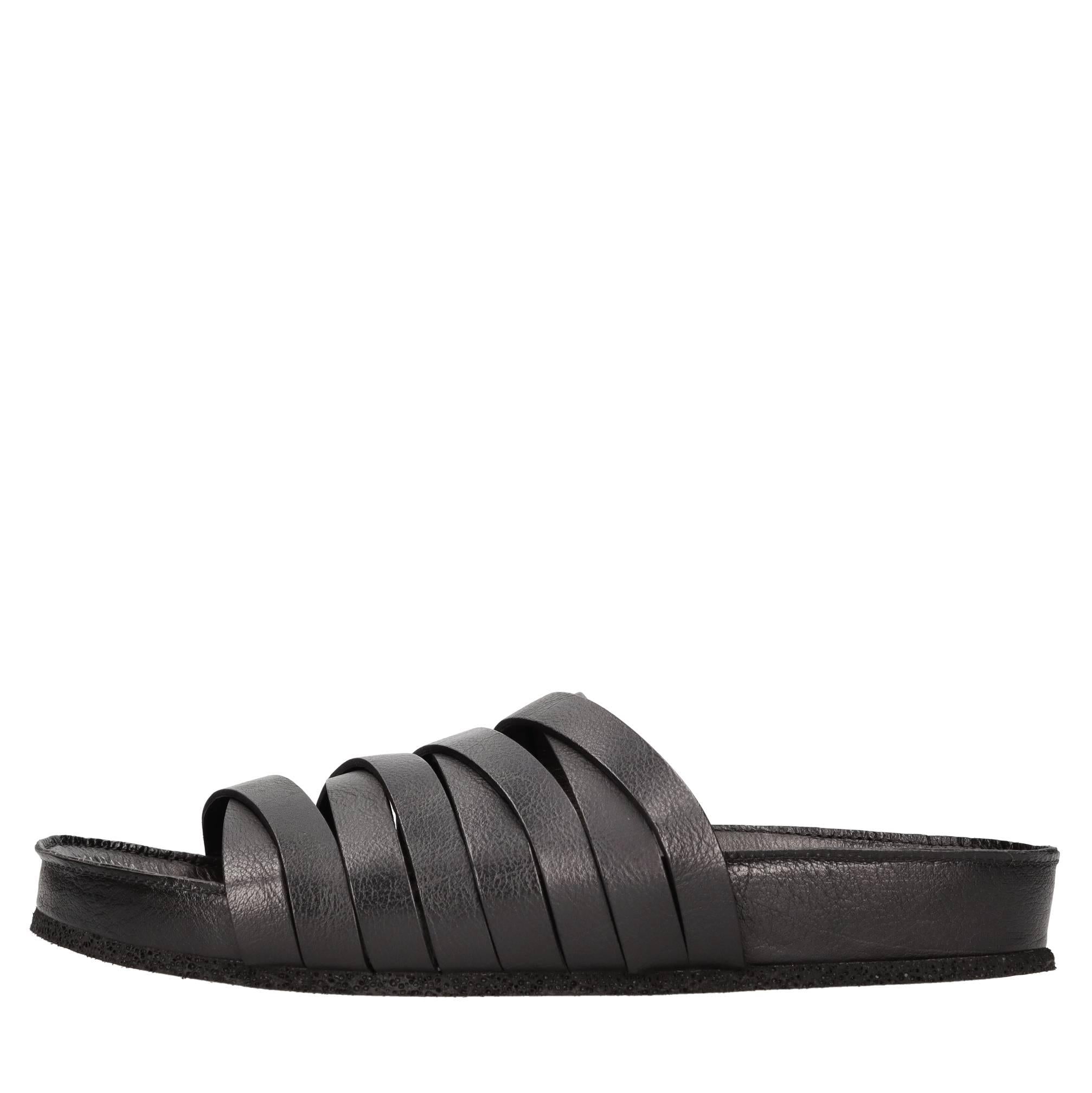 Mules in pelle 