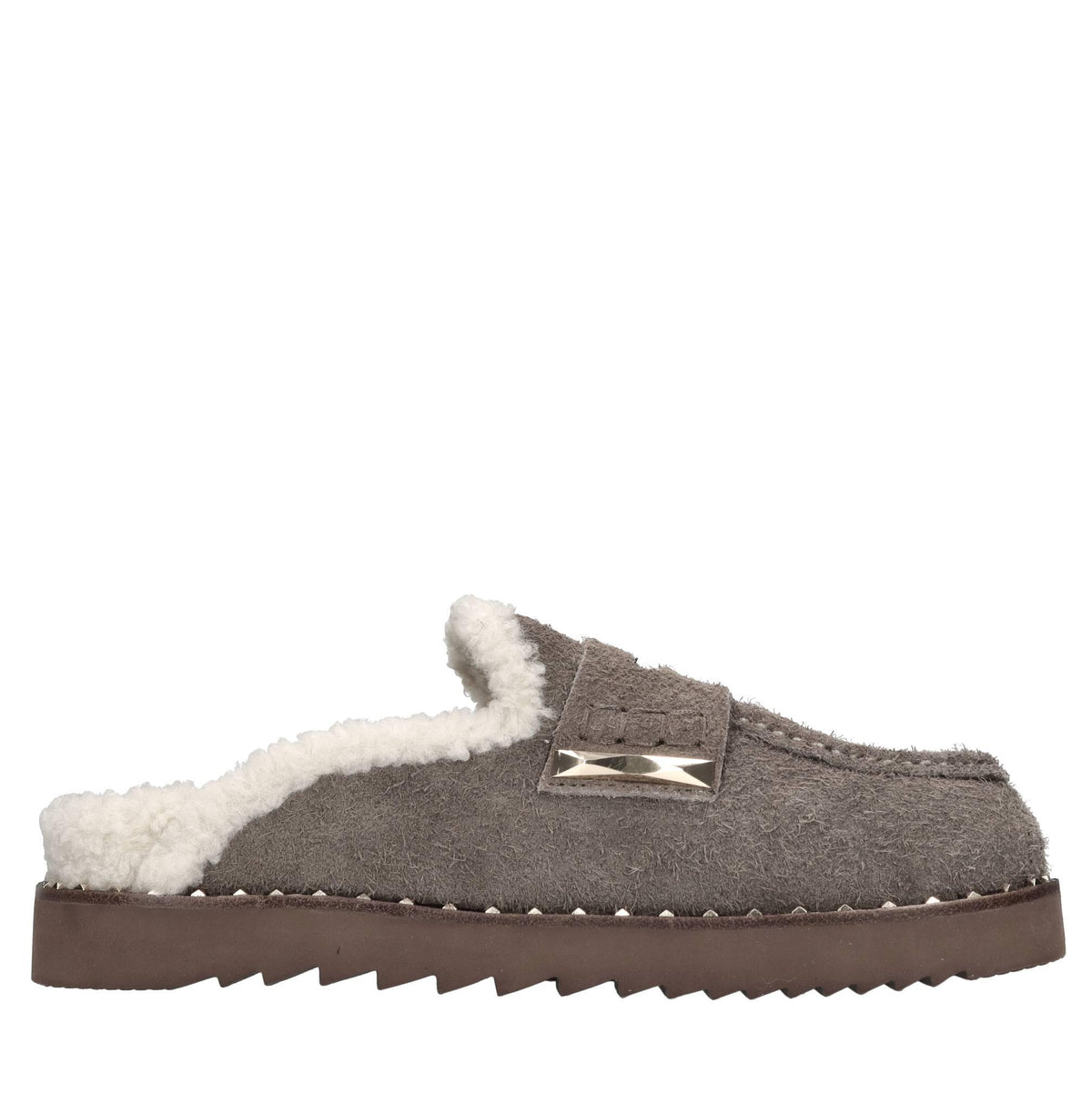 Mules in pelle scamosciata 