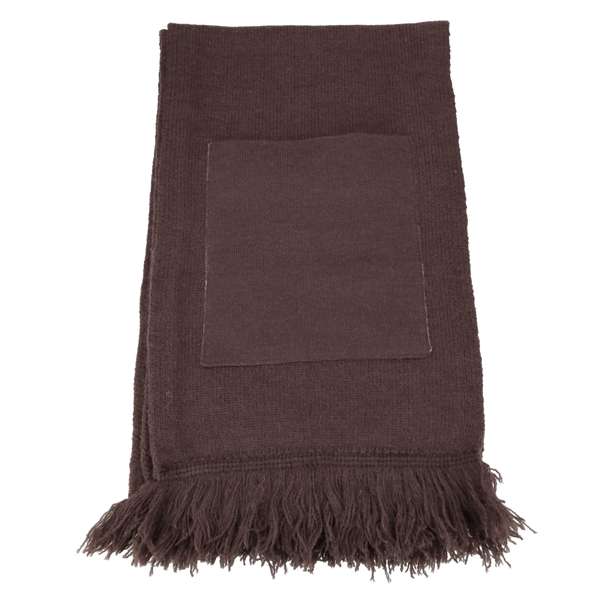 Sciarpa con tasche 