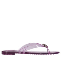 Sandali flat Jelly in PVC e Swarovski 