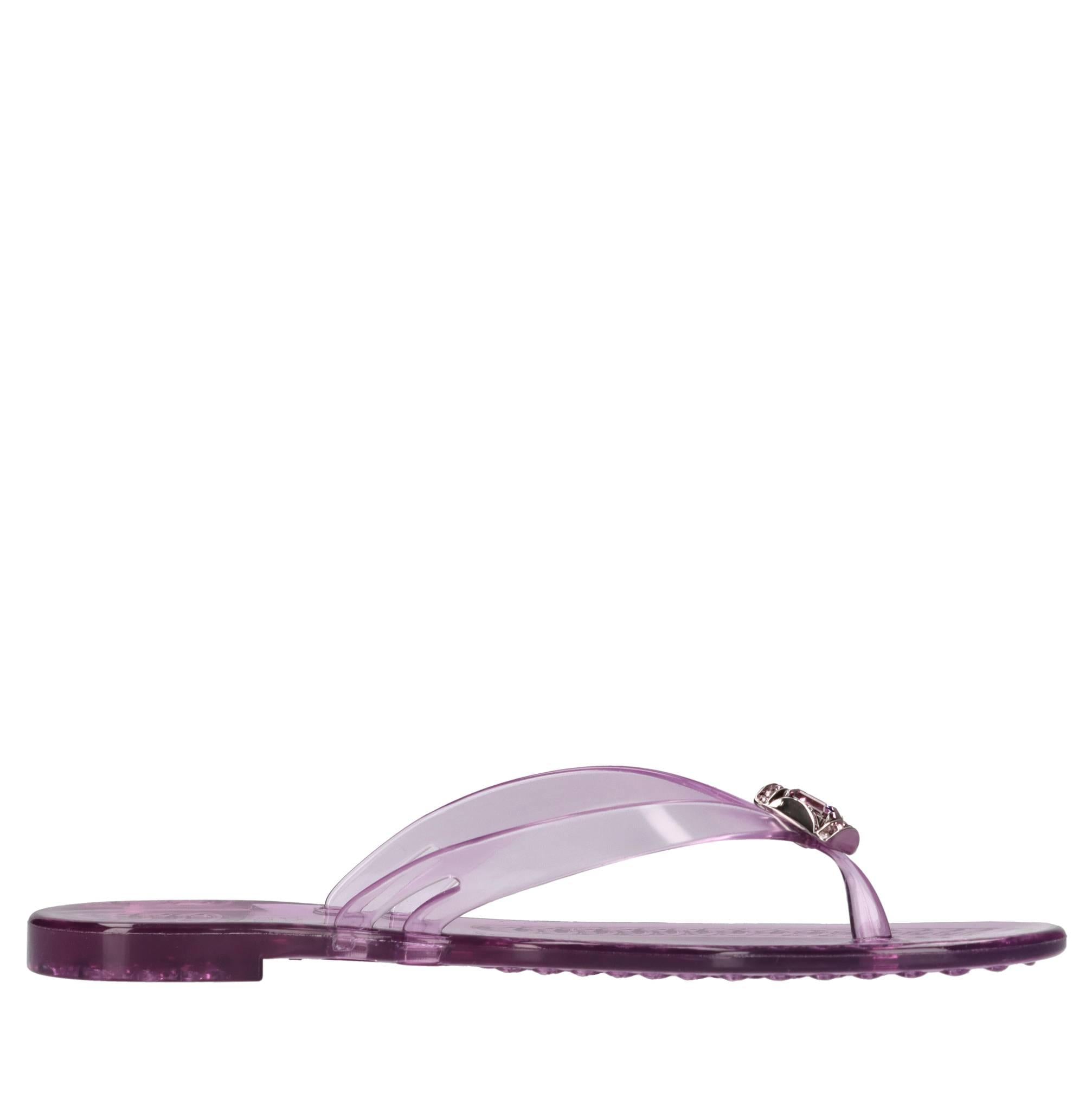 Sandali flat Jelly in PVC e Swarovski 