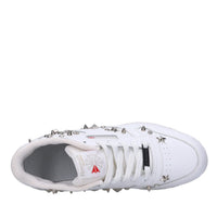 Sneakers in pelle ed applicazioni 