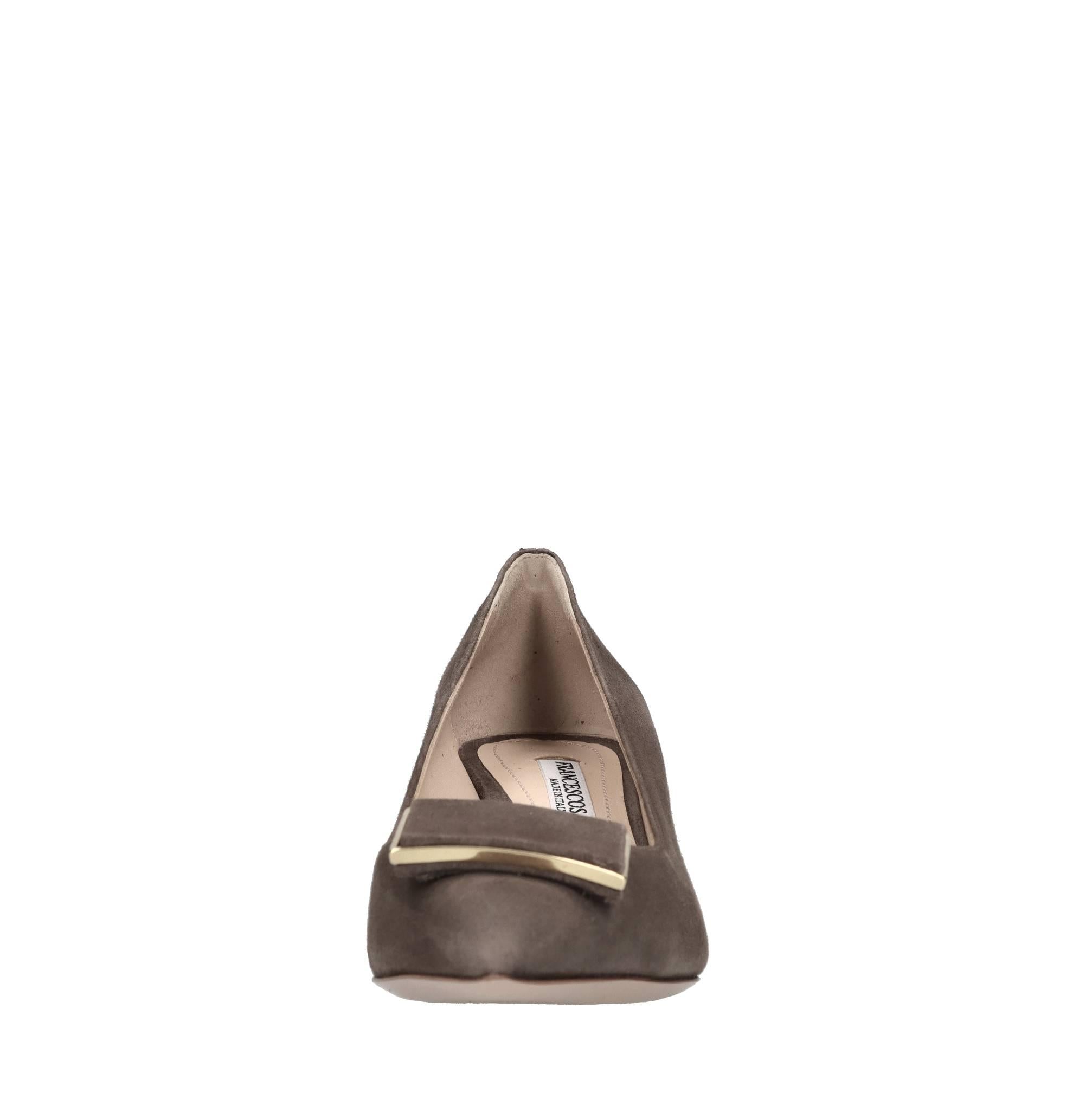 Décolleté in camoscio 