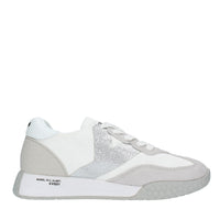 Sneakers in camoscio tessuto e gomma 