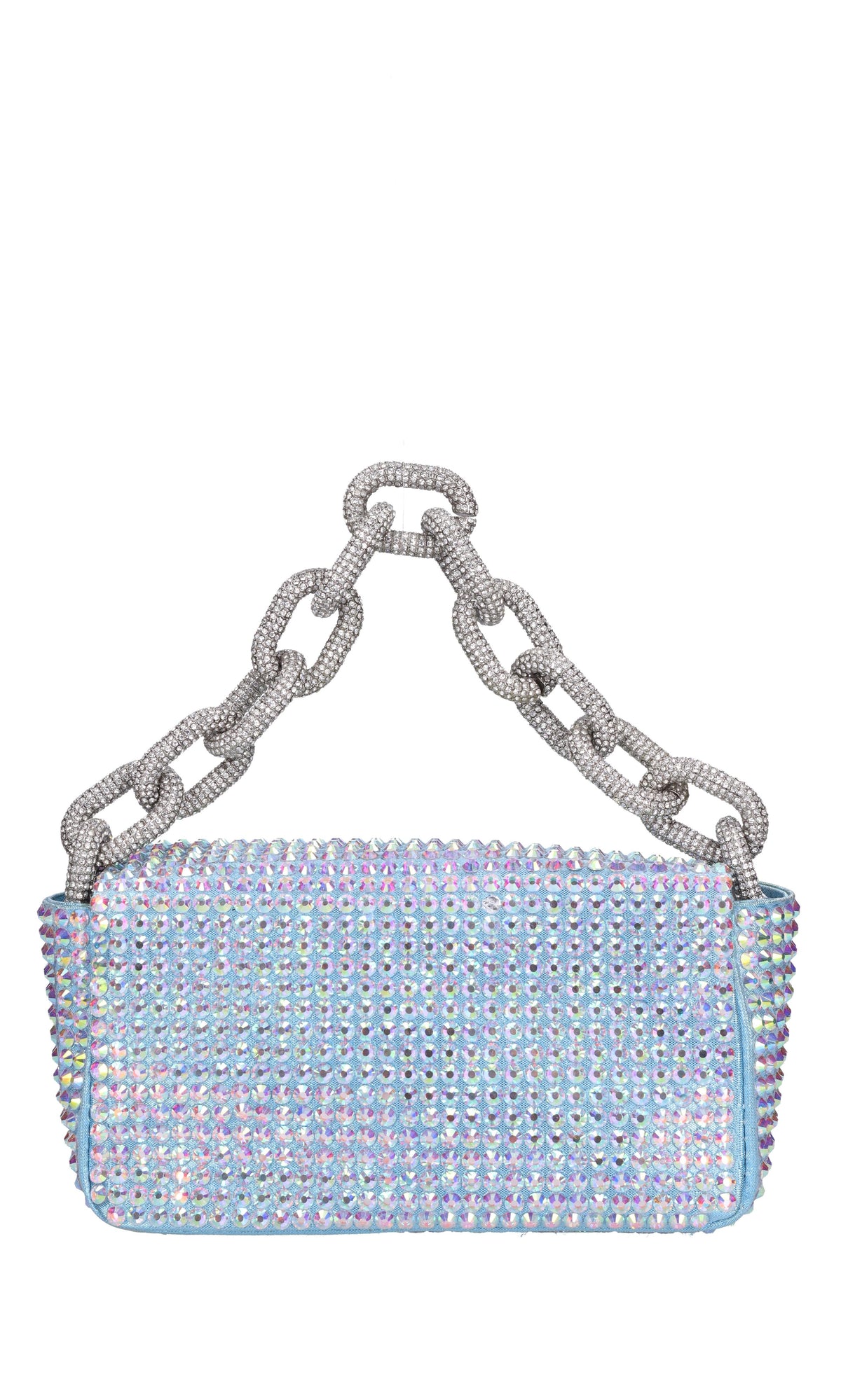 Borsa mini My Dream in raso e strass 