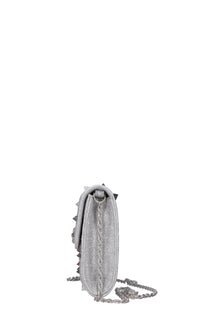 Borsa in tessuto glitterato 