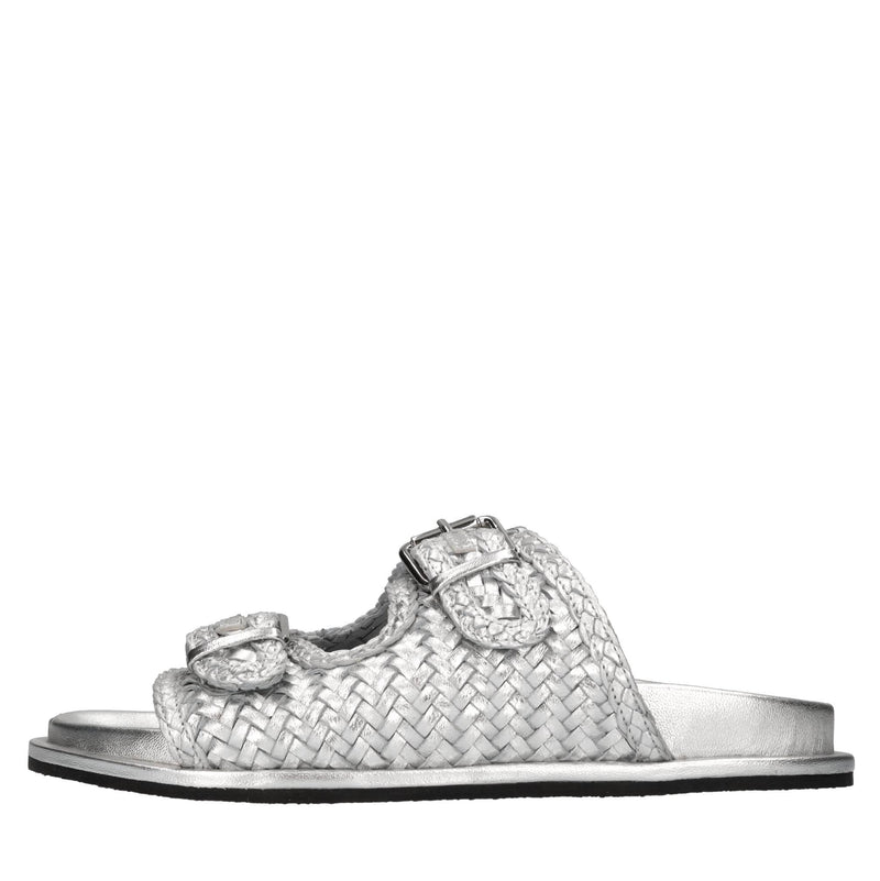 Mules in pelle 