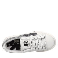 Sneakers in pelle e glitter 
