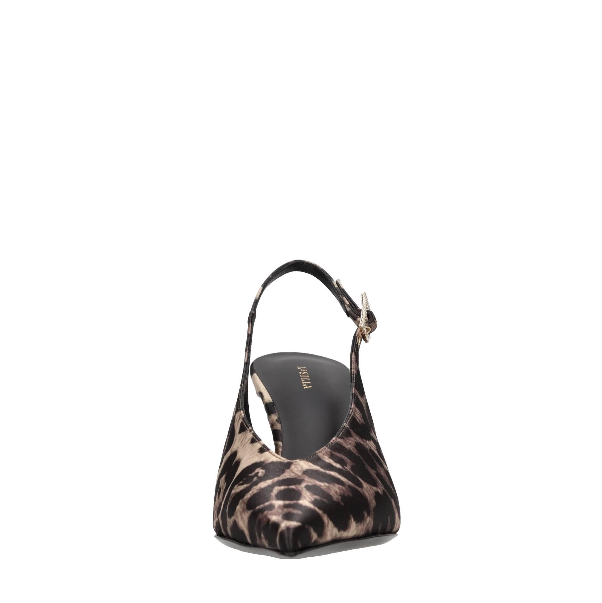 Décolleté Slingback modello CLIVAGE SATIN in raso 