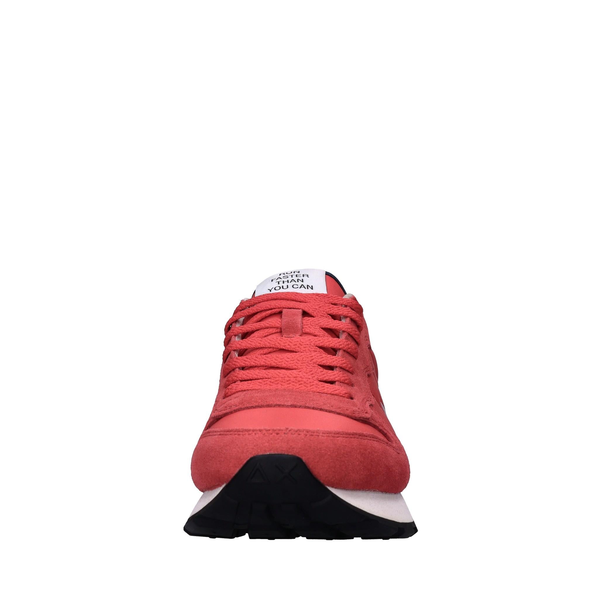 Sneakers in camoscio e tessuto 