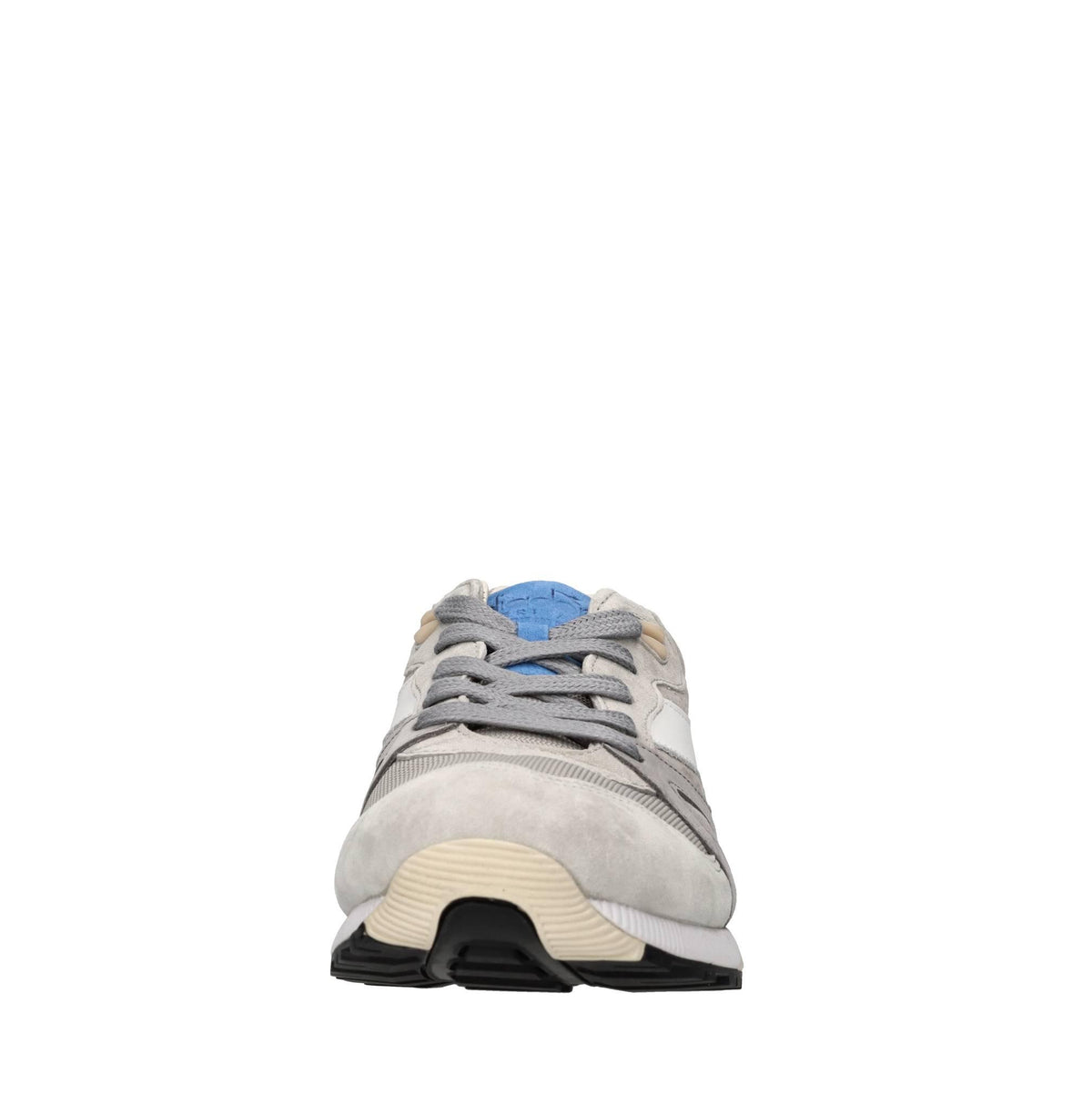 Sneakers in pelle,camoscio e tessuto 