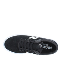 Sneakers in camoscio e tessuto 