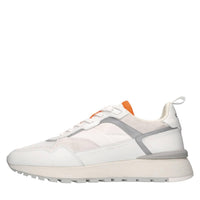 Sneakers in pelle,camoscio e tessuto 