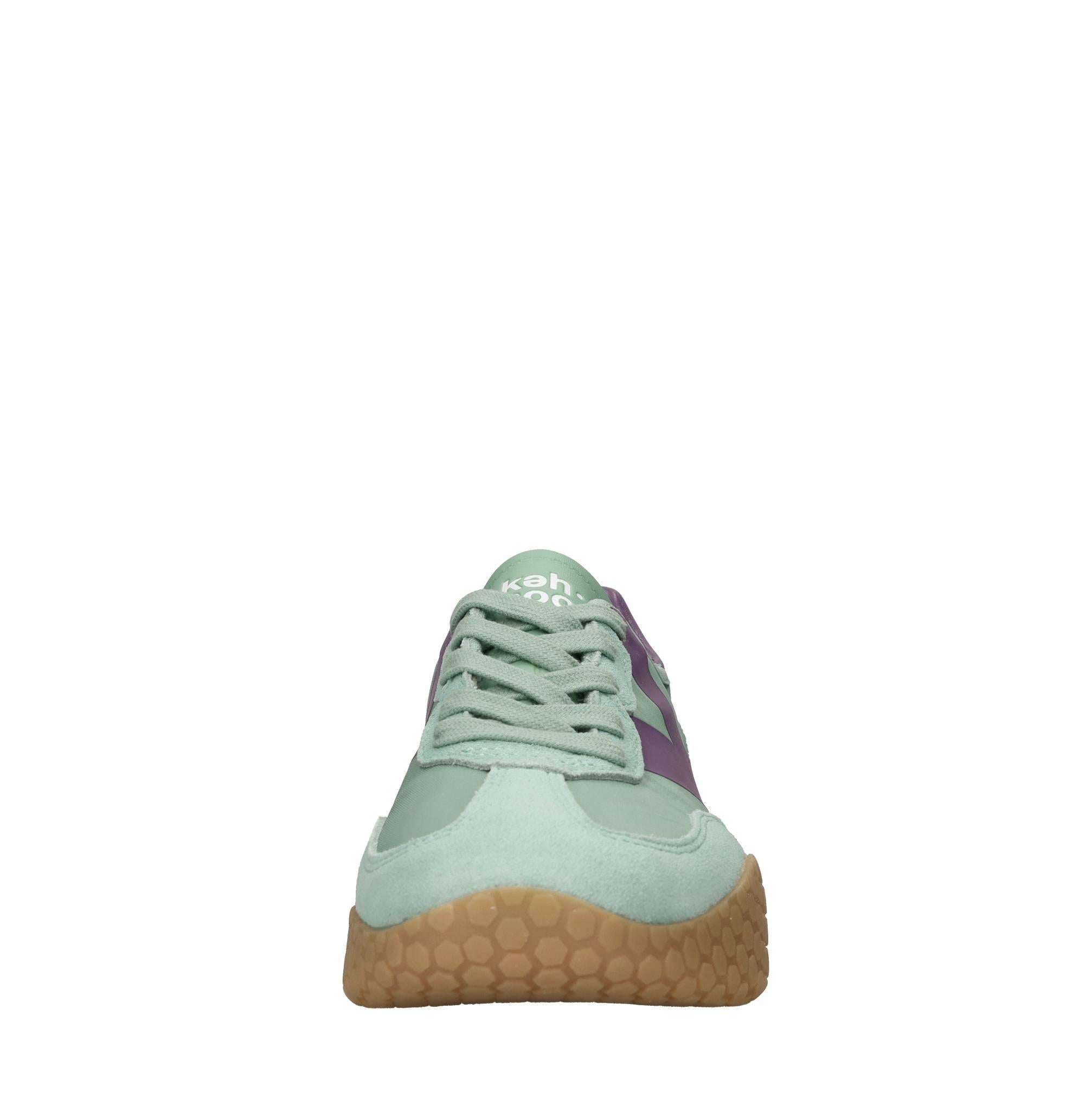 Sneakers in camoscio ecopelle e tessuto 
