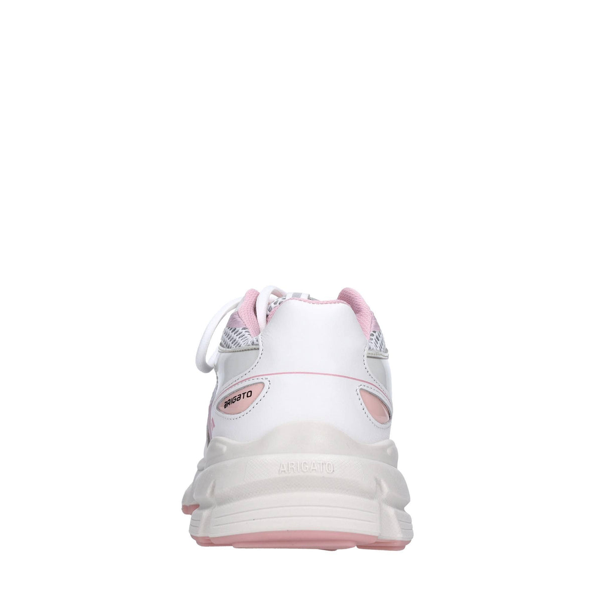 Sneakers in pelle e tessuto 