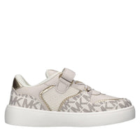 Sneakers in ecopelle e tessuto 