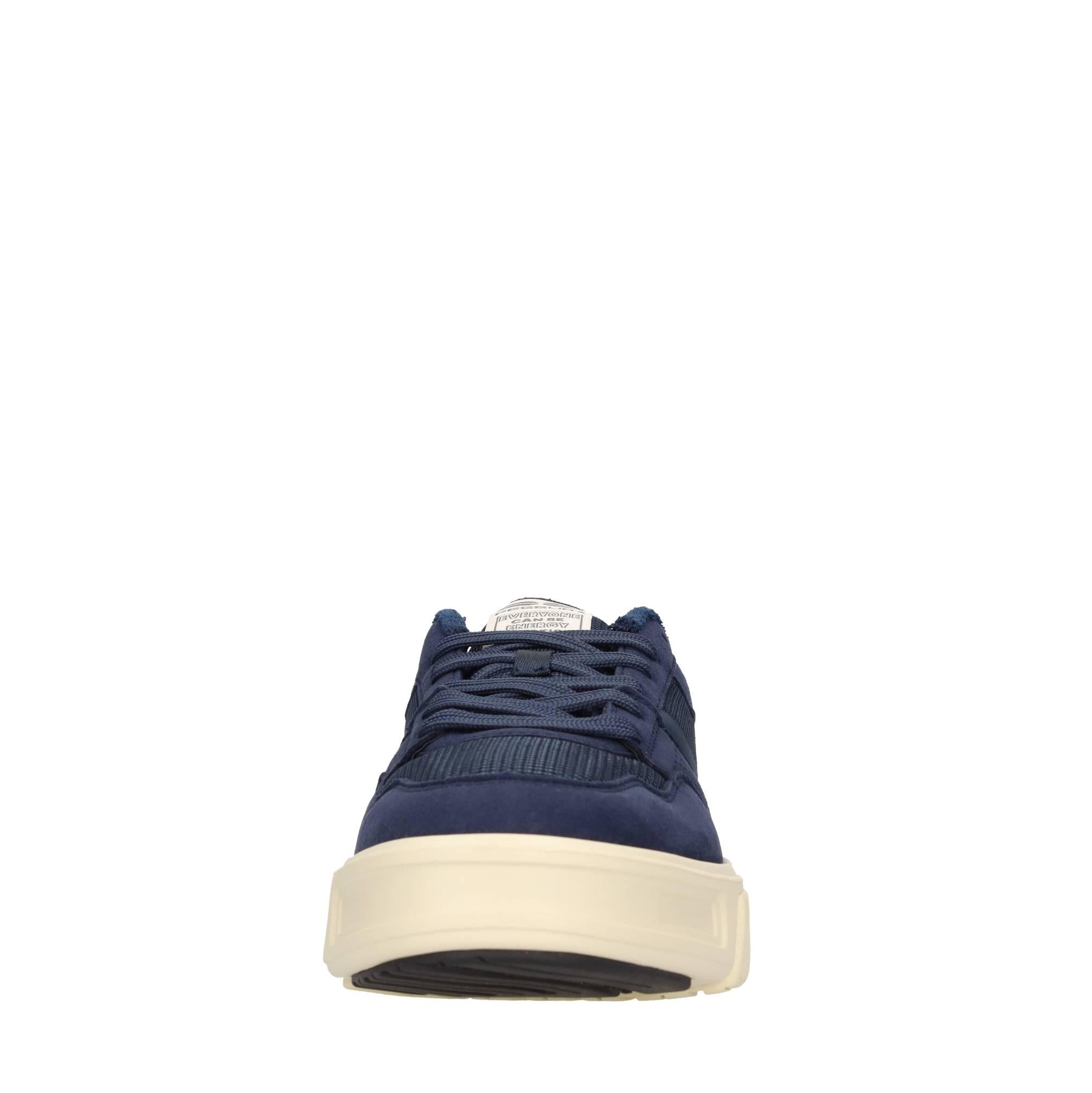 Sneakers modello STRIDE 01 in tessuto ed ecopelle 