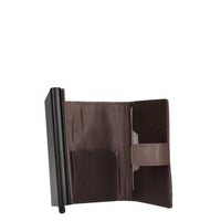 Portafoglio e porta carte di credito in pelle 