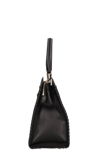 Borsa Monogram in tessuto e pelle 