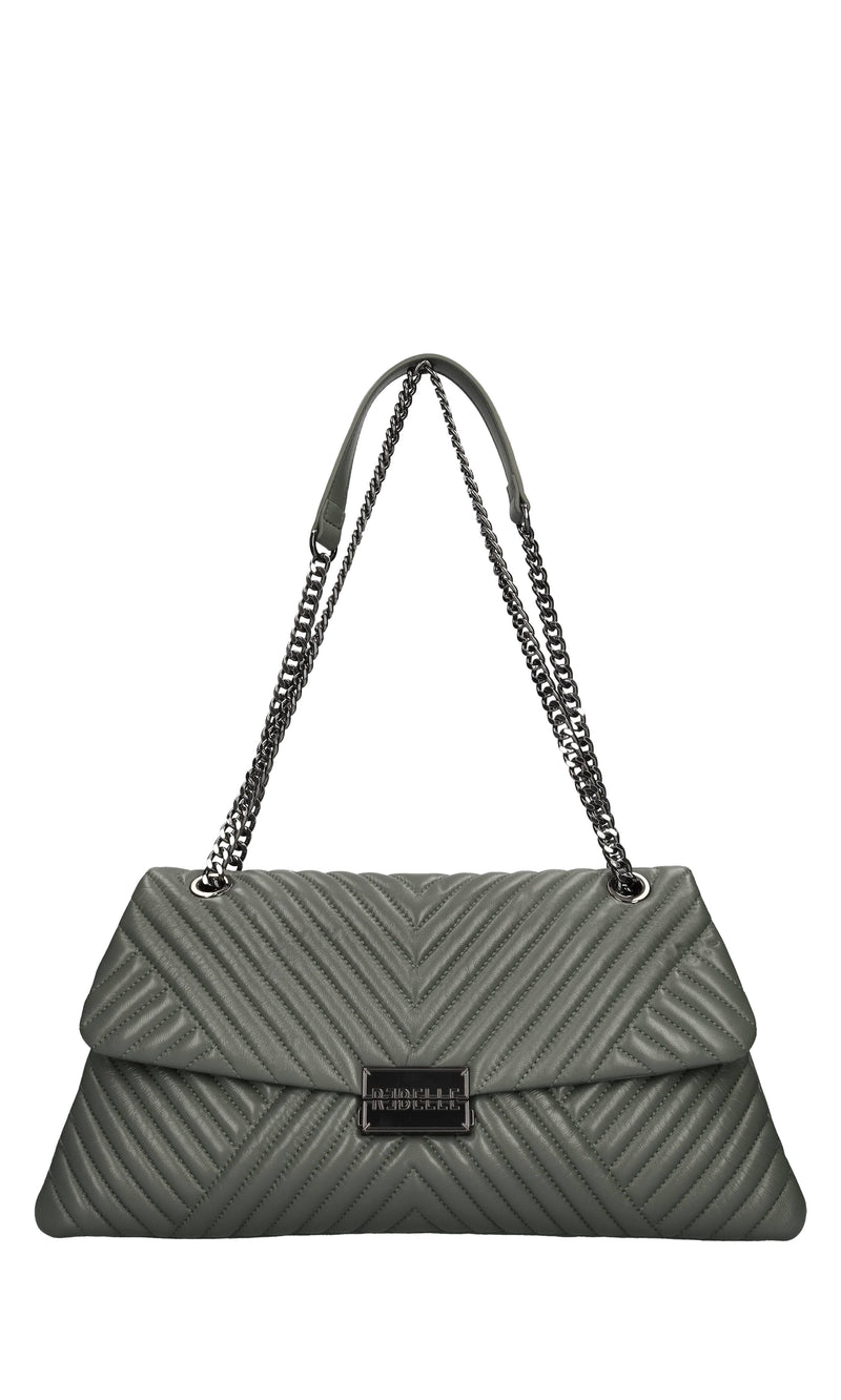Borsa Alexis Big Metalassé in pelle 