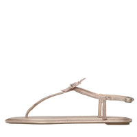 Sandali Floriane in camoscio,raso e strass 