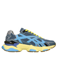 Sneakers in ecocamoscio e tessuto 