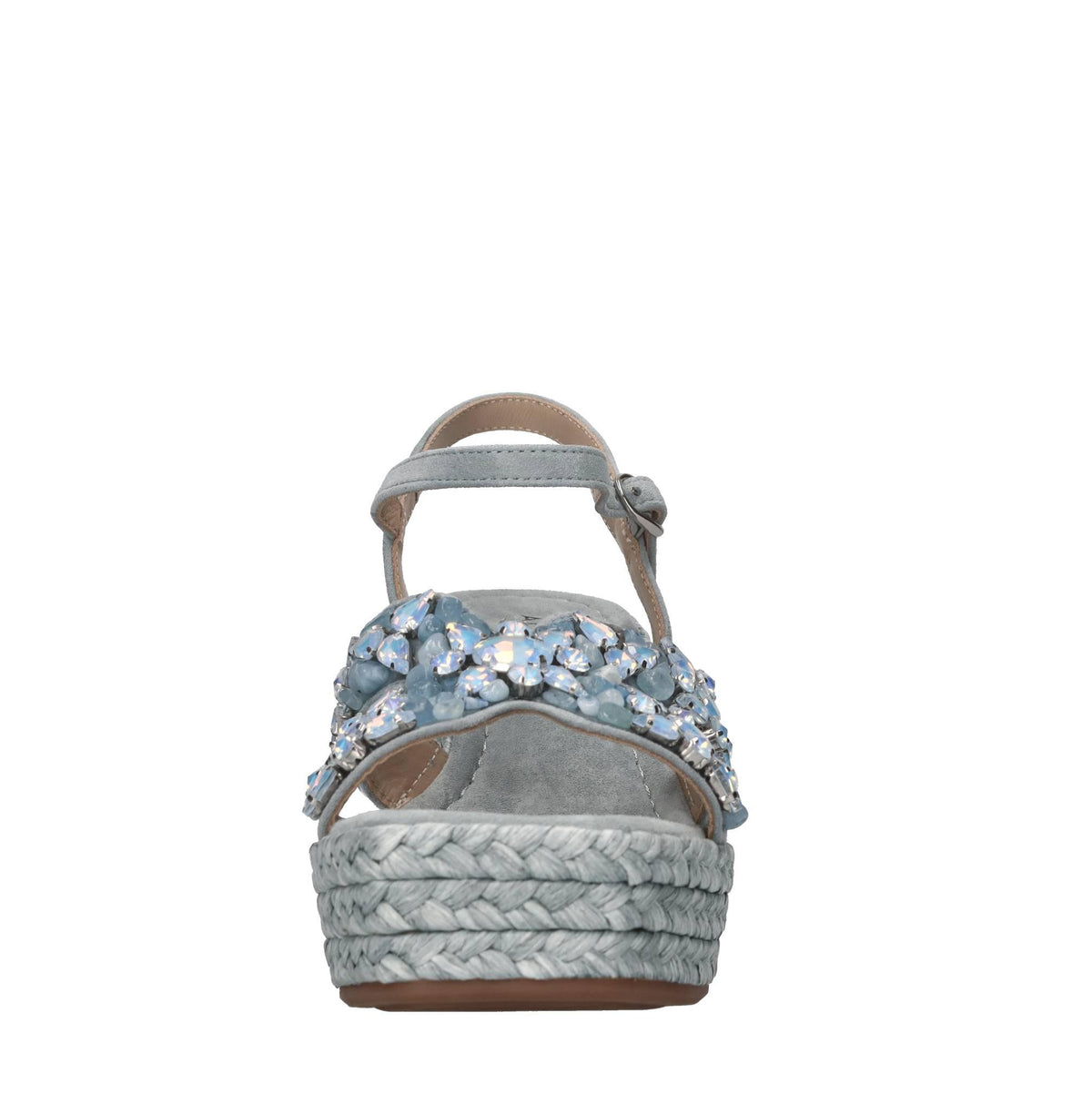 Sandali in pelle strass e pietre 