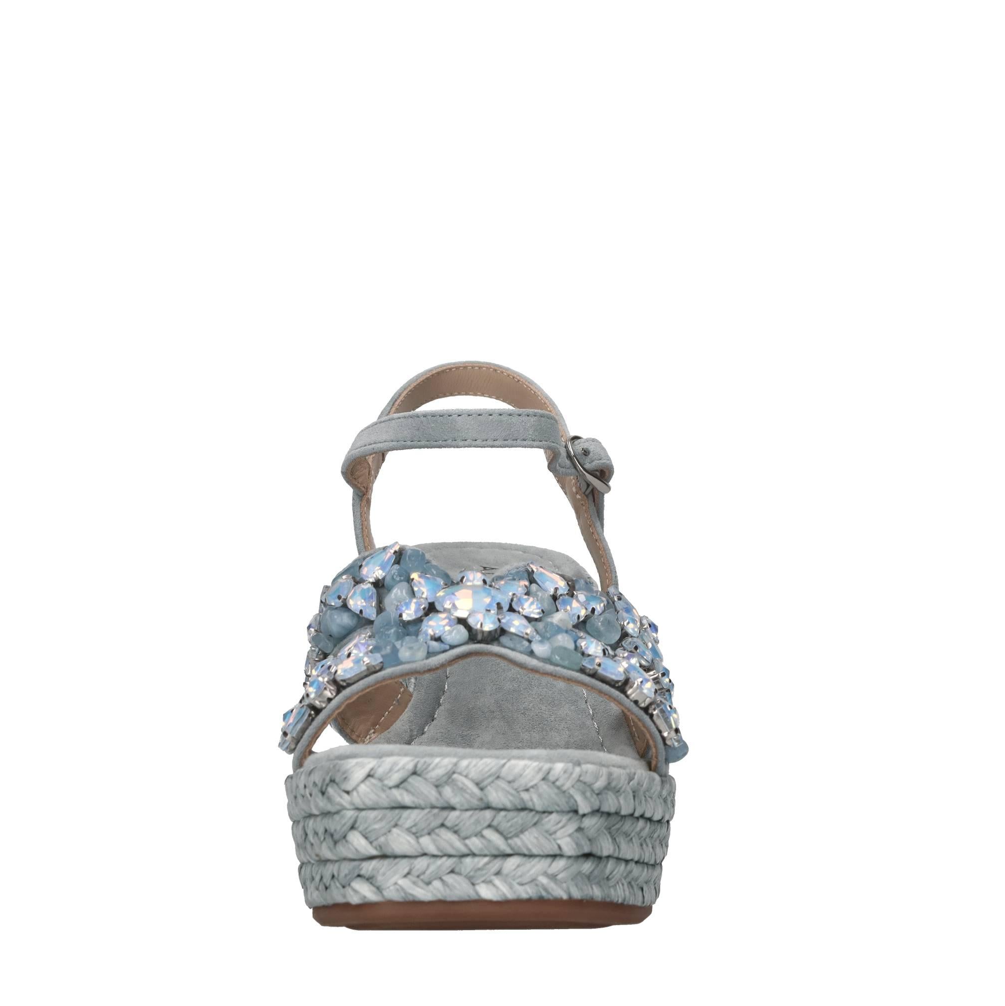 Sandali in pelle strass e pietre 