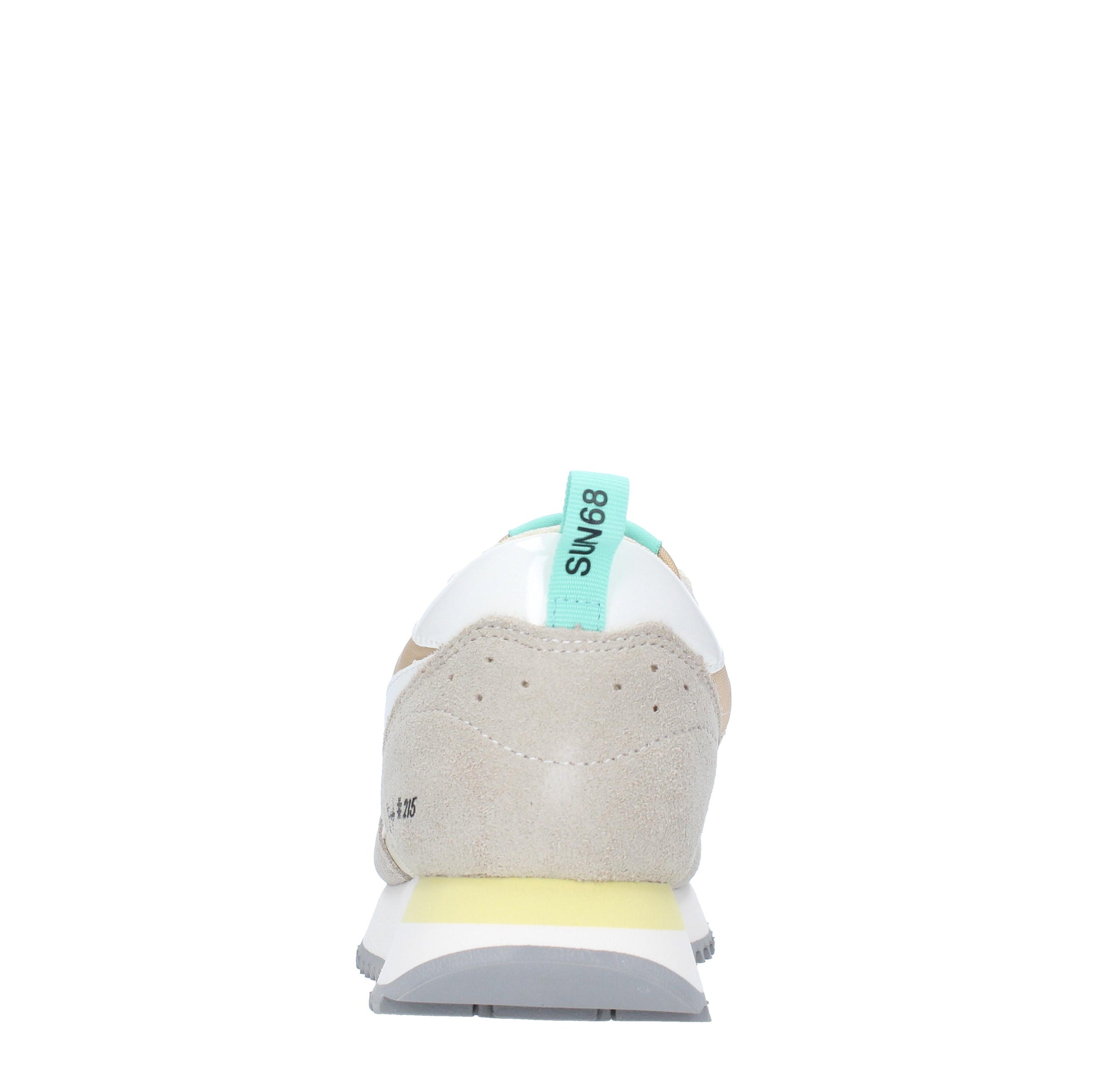 Sneakers in camoscio pelle e tessuto 