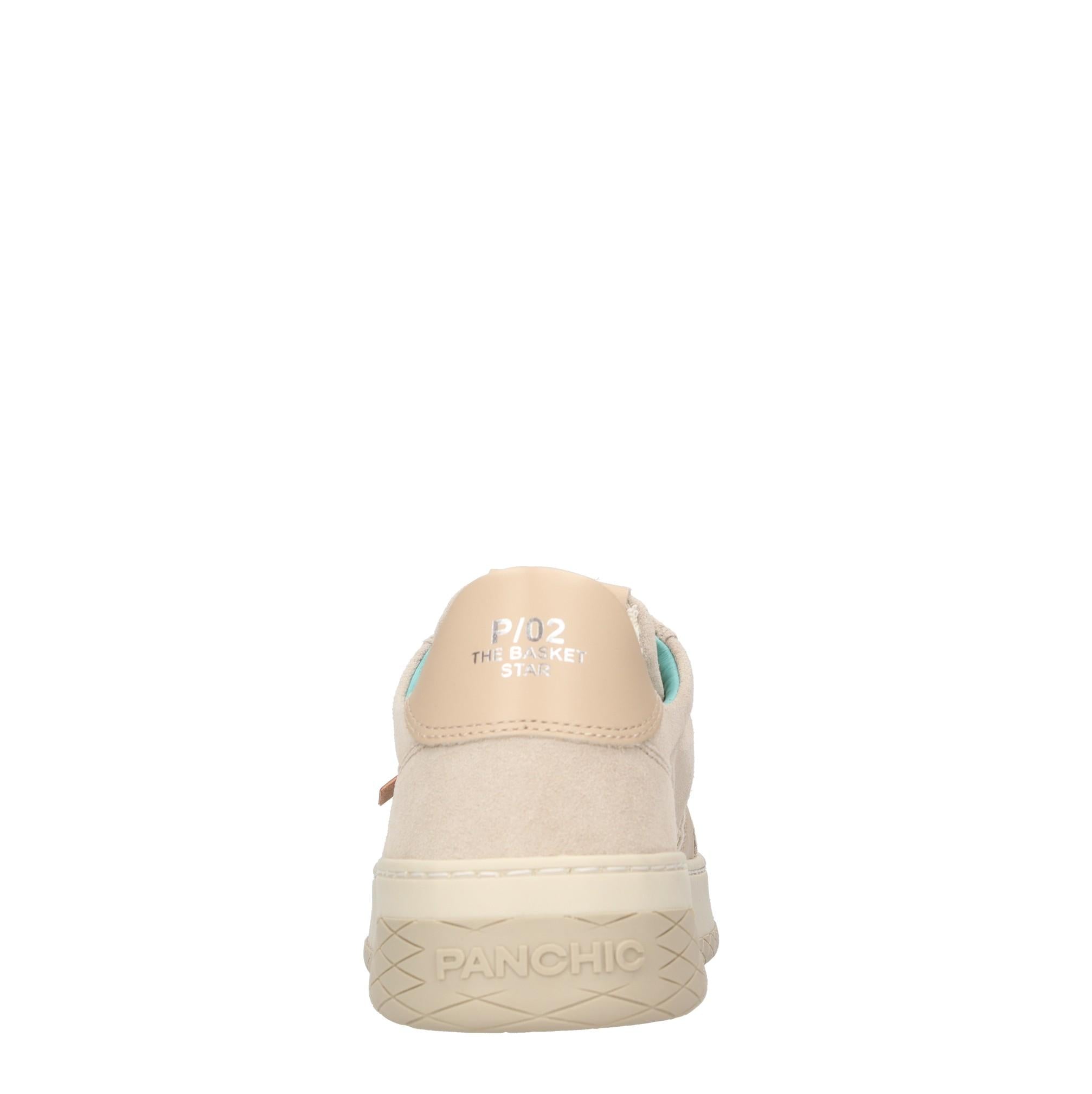 Sneakers modello P02 LOW-TOP di PANCHIC in camoscio con inserti in pelle 