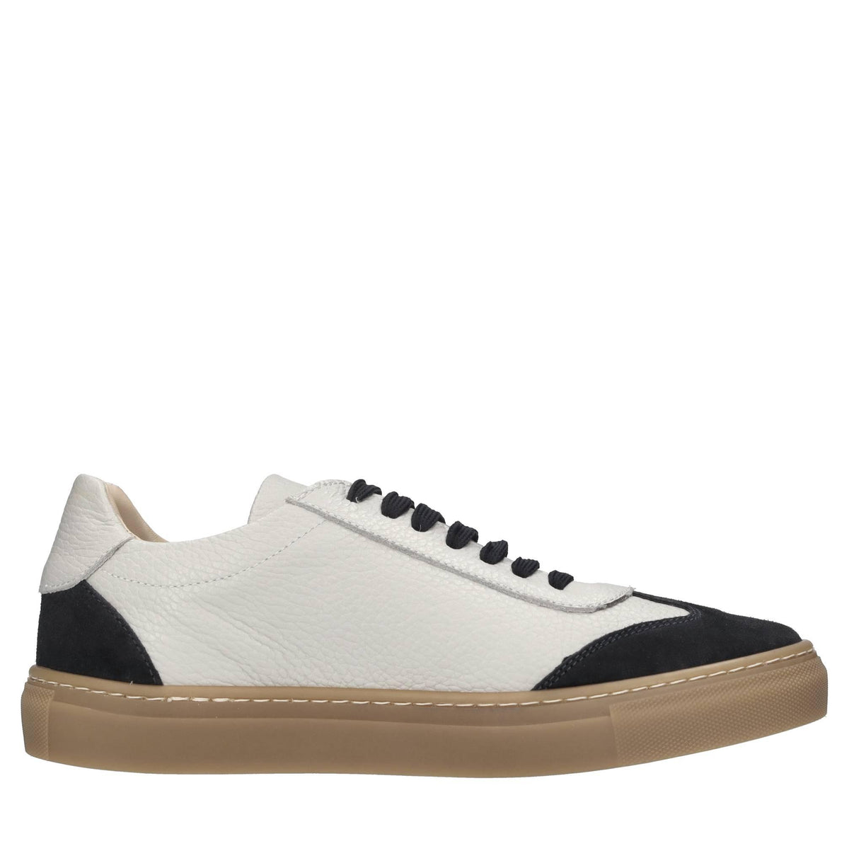 Sneakers in pelle e camoscio 