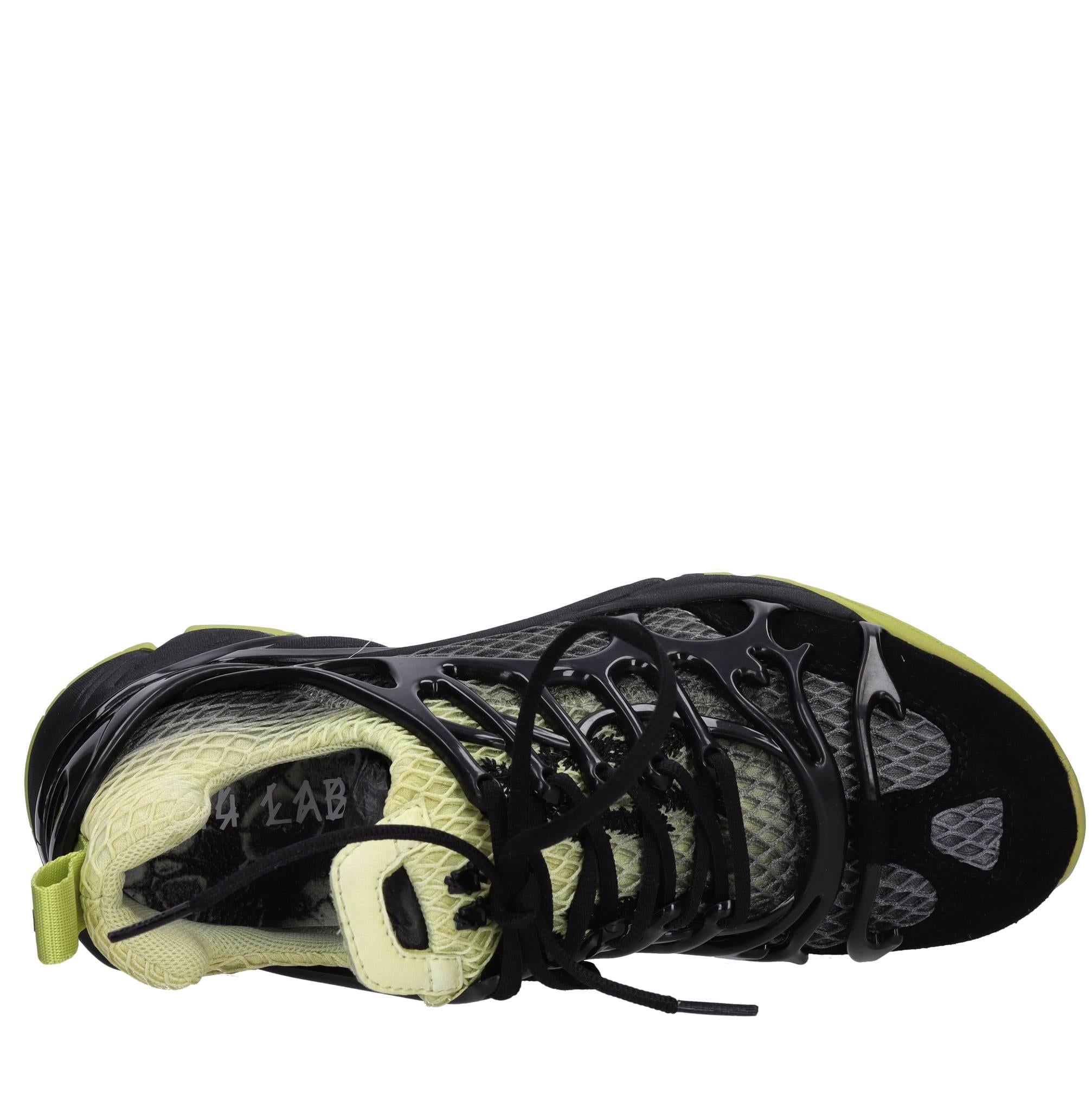 Sneakers in tessuto e gomma 