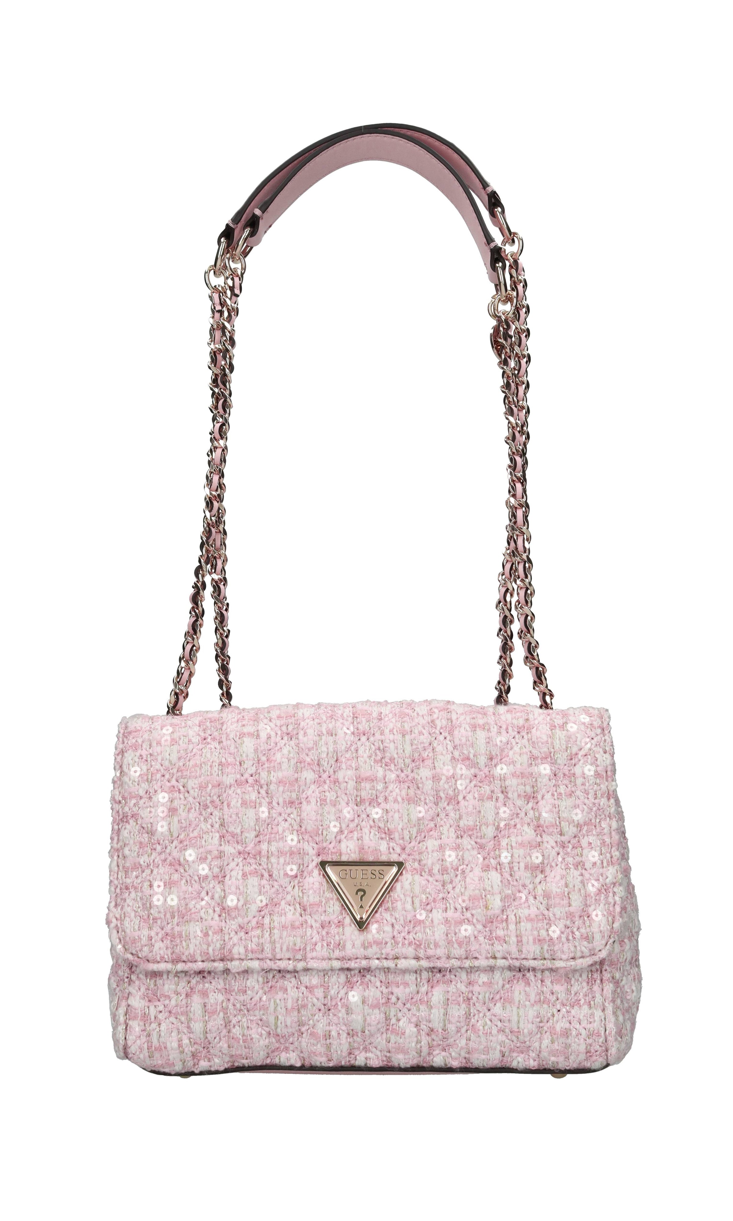 Borsa in ecopelle e tessuto 