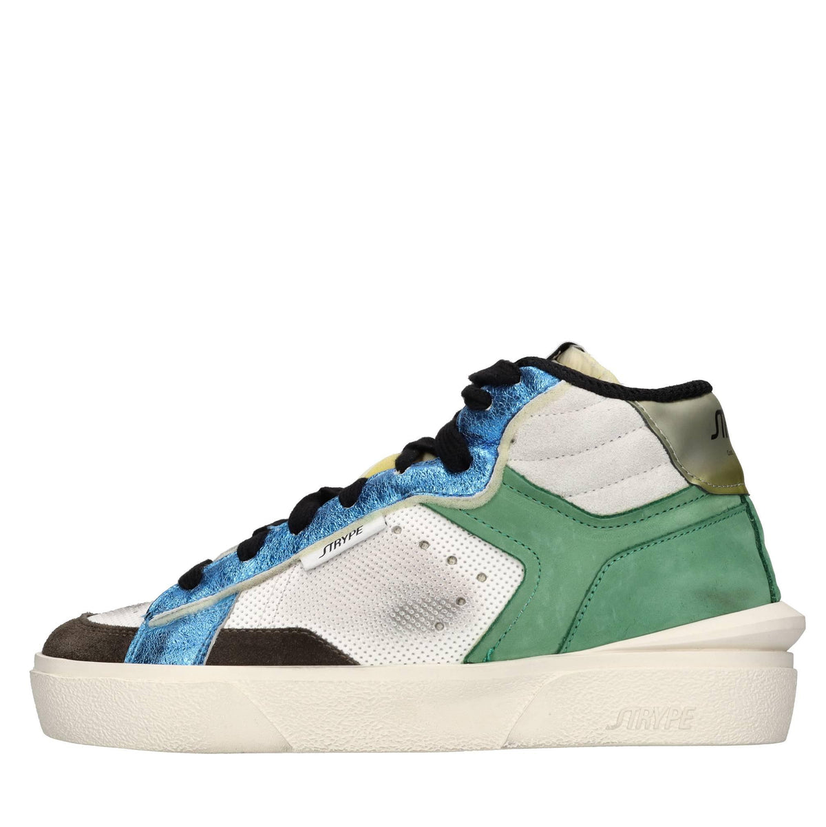 Sneakers in pelle e camoscio 