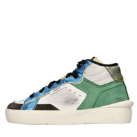 Sneakers in pelle e camoscio 