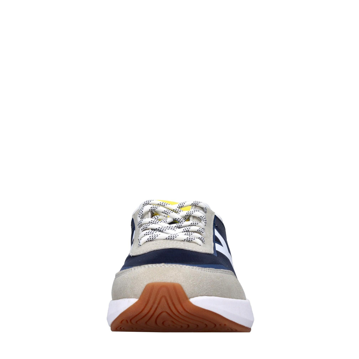 Sneakers in camoscio e tessuto 