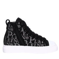 Sneakers in camoscio e strass 