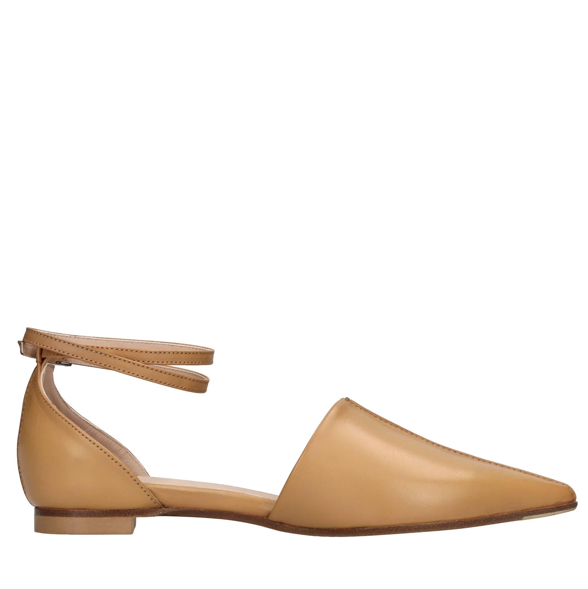 Ballerine in pelle 