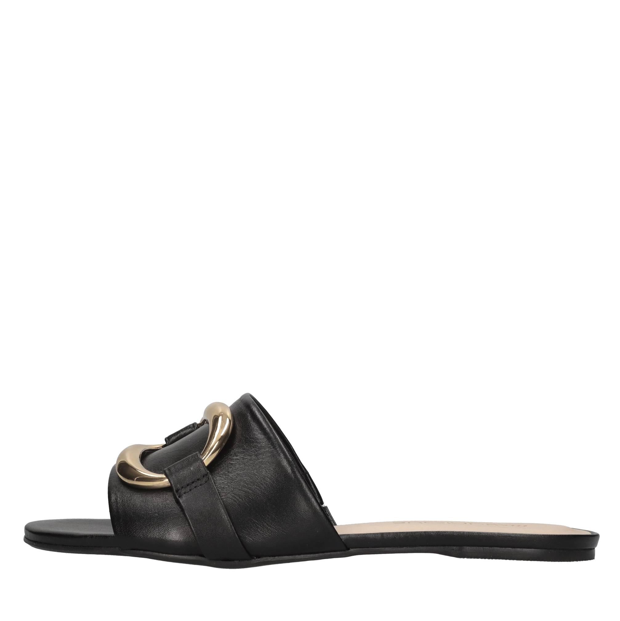 Mules in pelle 