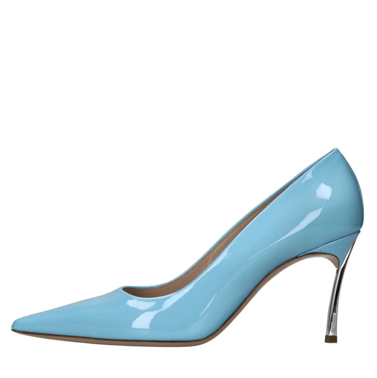 Décolleté superblade in pelle 