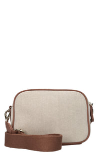 Borsa in tessuto ed ecopelle 