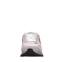 Sneakers in camoscio pelle e tessuto 
