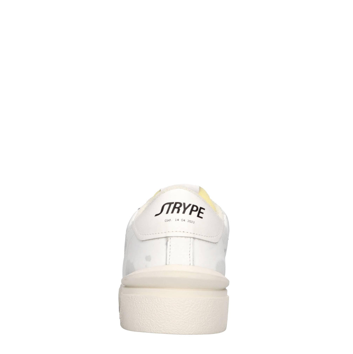 Sneakers in pelle e tessuto 