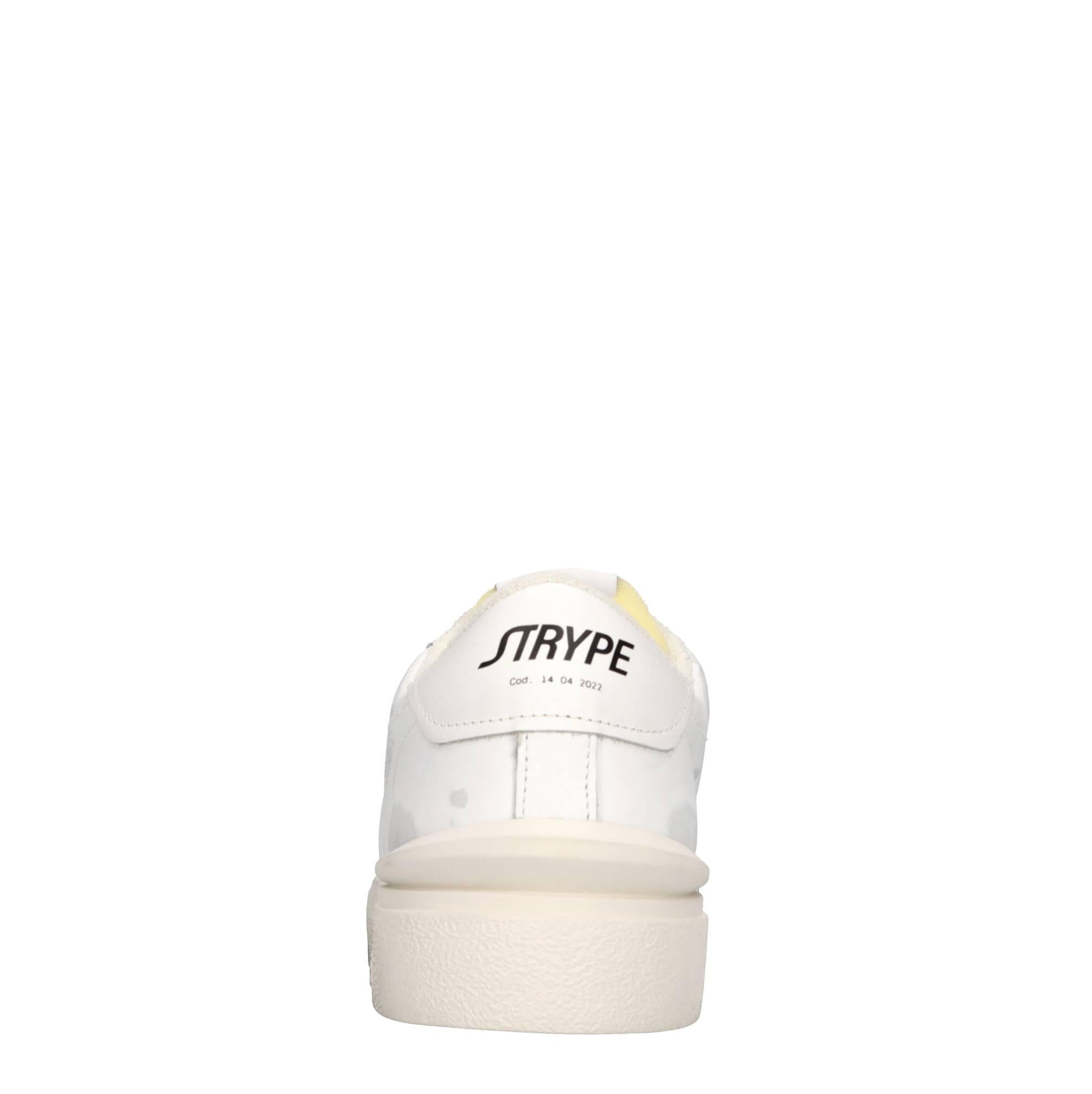 Sneakers in pelle e tessuto 