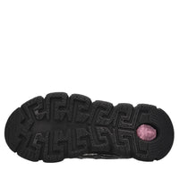 Sneakers in pelle e tessuto 