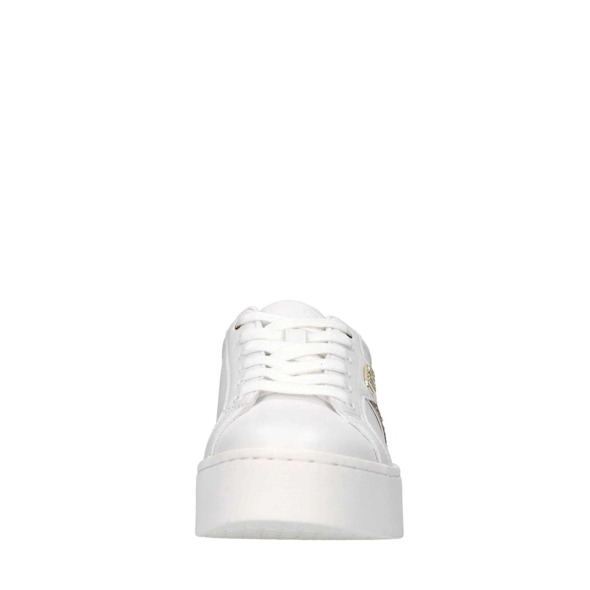 Sneakers in ecopelle e glitter 