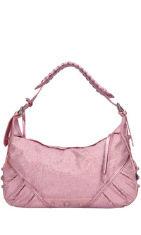 Borsa Microstars in ecopelle e strass 