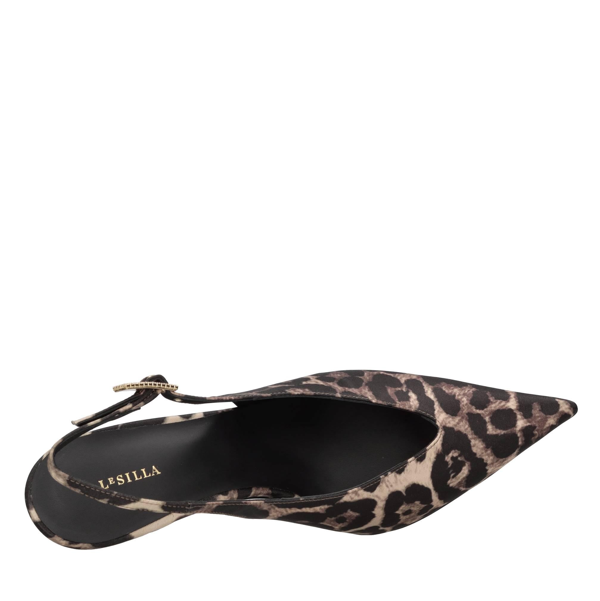 Décolleté Slingback modello CLIVAGE SATIN in raso 