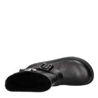 Stivaletti biker in pelle 